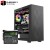 Xander Hulk Mesh Mid Tower Gaming Case – 4x ARGB Fans, Tempered Glass, 700W 80+ PSU Included, ATX Support, High Airflow, Black
