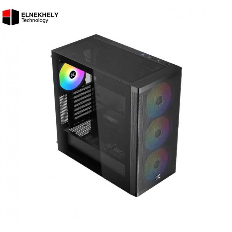 Xigmatek Osiris E-ATX ATX Mid Tower PC Case, Steel Chassis, 360mm Radiator Support, Vertical GPU, High Airflow, Back Plug Compatible Xigmatek Osiris E-ATX ATX Mid Tower PC Case, Steel Chassis, 360mm Radiator Support, Vertical GPU, High Airflow, Back Plug Compatible