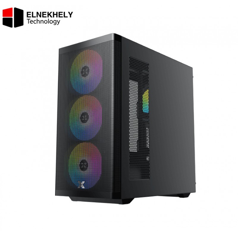 Xigmatek Osiris E-ATX ATX Mid Tower PC Case, Steel Chassis, 360mm Radiator Support, Vertical GPU, High Airflow, Back Plug Compatible Xigmatek Osiris E-ATX ATX Mid Tower PC Case, Steel Chassis, 360mm Radiator Support, Vertical GPU, High Airflow, Back Plug Compatible