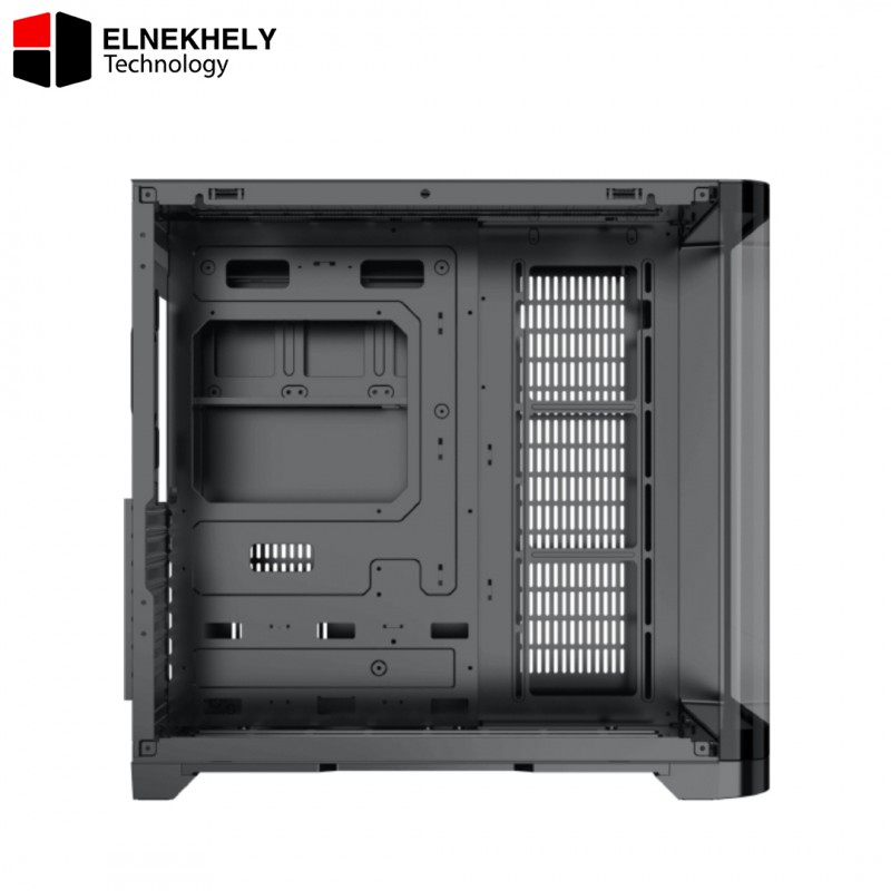 Xigmatek Crystal Storm Mid Tower Case – Curved Tempered Glass, 4× PWM ARGB Fans, High-Airflow Design, ATX Support, Premium Gaming Chassis