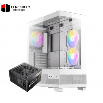 Antec CX700 RGB Mid-Tower Gaming Case + Antec CSK Pro 850W 850+ Bronze ATX 3.1 White