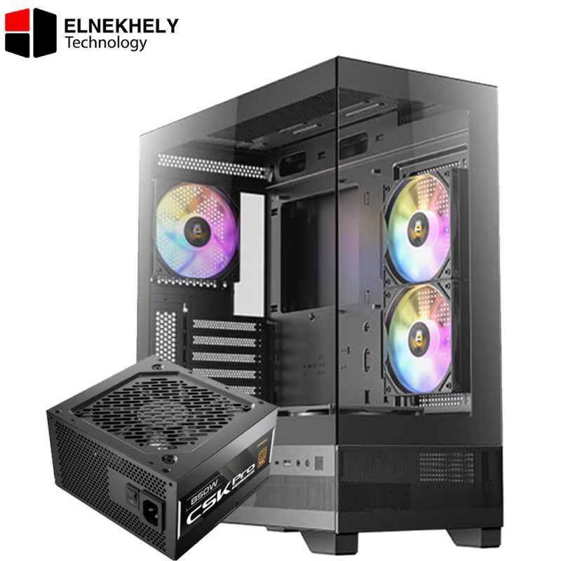 Antec CX700 RGB Mid-Tower Gaming Case + Antec CSK Pro 850W 850+ Bronze ATX 3.1-Black Antec CX700 RGB Mid-Tower Gaming Case + Antec CSK Pro 850W 850+ Bronze ATX 3.1-Black