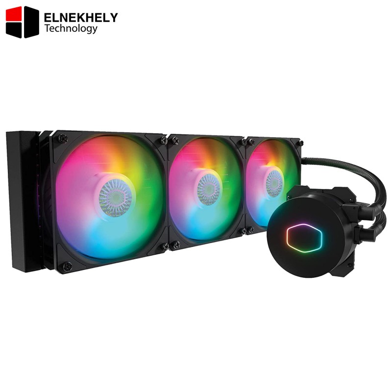 Cooler Master MasterLiquid ML360L ARGB V2 360mm Liquid CPU Cooler – Black | AIO Water Cooling with 3rd Gen Dual Chamber Pump | Intel LGA1700/1200/2066/1151 & AMD AM5/AM4/AM3 Socket Support