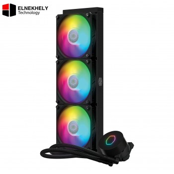 Cooler Master MasterLiquid ML360L ARGB V2 360mm Liquid CPU Cooler – Black | AIO Water Cooling with 3rd Gen Dual Chamber Pump | Intel LGA1700/1200/2066/1151 & AMD AM5/AM4/AM3 Socket Support