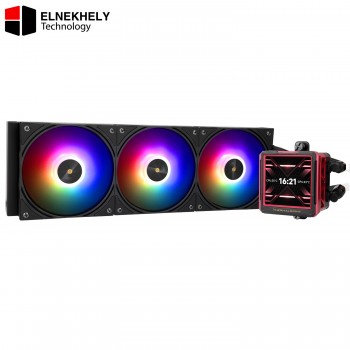 Thermalright Frozen Warframe 360 Ultra ARGB Black Liquid CPU Cooler – High-Performance 360mm AIO with 3× PWM Fans, Dynamic ARGB Lighting, Intel LGA1700 & AMD AM5 Compatible