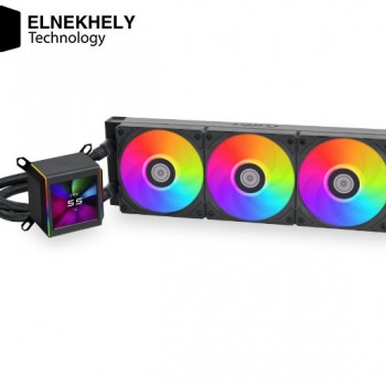 Lian Li Galahad II LCD SL-INF 360MM (Black) AIO CPU Cooler – UNI FAN, IPS Screen, LGA 1700 / AM5 Compatible