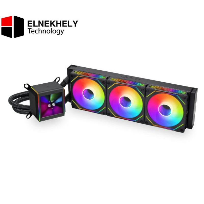 Lian Li Galahad II LCD SL-INF 360MM (Black) AIO CPU Cooler – UNI FAN, IPS Screen, LGA 1700 / AM5 Compatible Lian Li Galahad II LCD SL-INF 360MM (Black) AIO CPU Cooler – UNI FAN, IPS Screen, LGA 1700 / AM5 Compatible