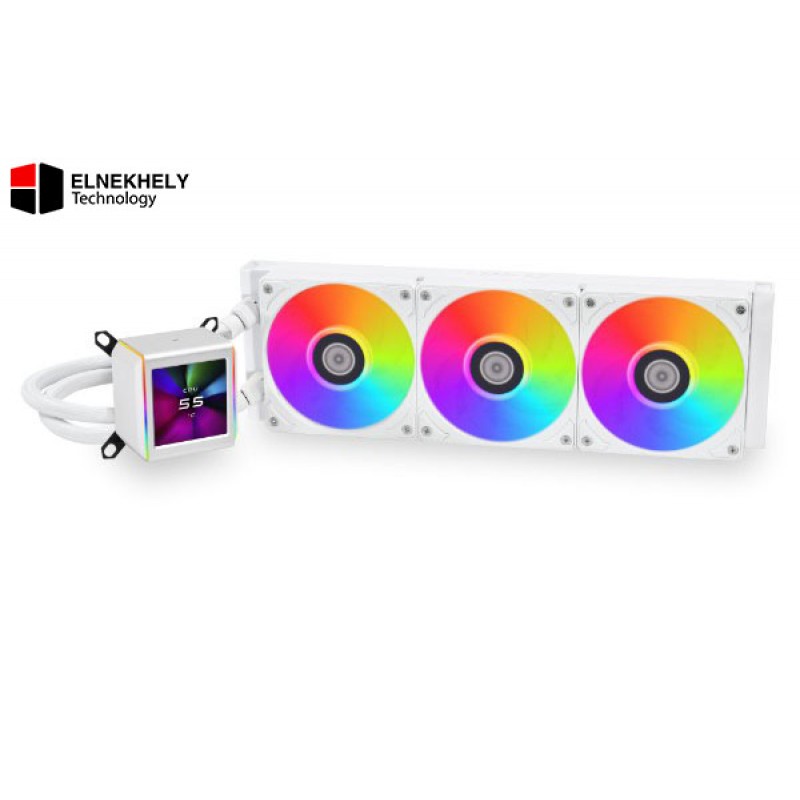 Lian Li Galahad II LCD SL-INF 360MM (White) AIO CPU Cooler – UNI FAN, IPS Screen, LGA 1700 / AM5 Compatible Lian Li Galahad II LCD SL-INF 360MM (White) AIO CPU Cooler – UNI FAN, IPS Screen, LGA 1700 / AM5 Compatible