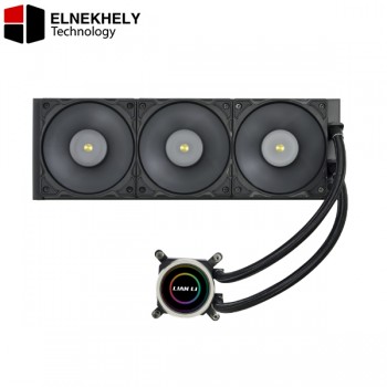 Lian Li Galahad II Trinity Performance 360mm Black AIO Liquid CPU Cooler – 4200RPM High-Speed Pump, Triple Swappable Caps, 3x 120mm 3000RPM LCP Fans, Strong Airflow, ARGB Lighting, Intel & AMD Socket Support