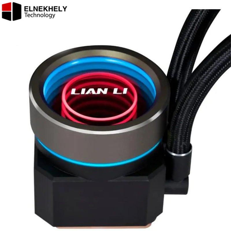 Lian Li Galahad II Trinity Performance 360mm Black AIO Liquid CPU Cooler – 4200RPM High-Speed Pump, Triple Swappable Caps, 3x 120mm 3000RPM LCP Fans, Strong Airflow, ARGB Lighting, Intel & AMD Socket Support
