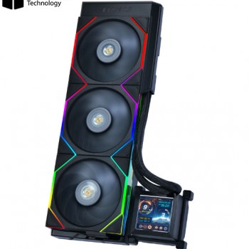 Lian Li HydroShift LCD 360MM (Black) AIO Cooler – High-Performance Liquid Cooling, No Fans Included