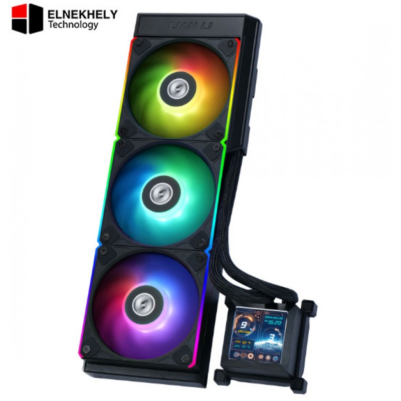 Lian Li HydroShift LCD 360R RGB (Black) AIO Liquid CPU Cooler – 2.88” IPS Display, Intel LGA1700 / AMD AM5/AM4 Compatible Lian Li HydroShift LCD 360R RGB (Black) AIO Liquid CPU Cooler – 2.88” IPS Display, Intel LGA1700 / AMD AM5/AM4 Compatible