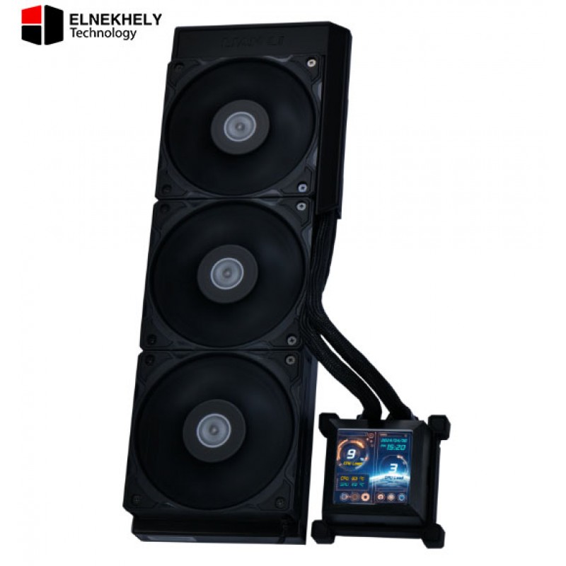 Lian Li HydroShift LCD 360R RGB (Black) AIO Liquid CPU Cooler – 2.88” IPS Display, Intel LGA1700 / AMD AM5/AM4 Compatible Lian Li HydroShift LCD 360R RGB (Black) AIO Liquid CPU Cooler – 2.88” IPS Display, Intel LGA1700 / AMD AM5/AM4 Compatible
