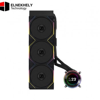 Lian Li HydroShift II LCD-C 360TL 360mm AIO Liquid CPU Cooler – Black / White