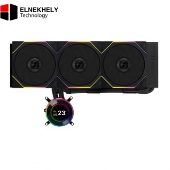 Lian Li HydroShift II LCD-C 360TL 360mm AIO Liquid CPU Cooler – Black / White