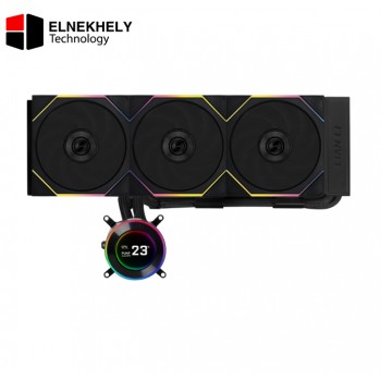 Lian Li HydroShift II LCD-C 360TL 360mm AIO Liquid CPU Cooler – Black / White