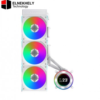 Lian Li HydroShift II LCD-C 360CL 360mm AIO Liquid CPU Cooler with UNI FAN CL Wireless – Black / White Lian Li HydroShift II LCD-C 360CL 360mm AIO Liquid CPU Cooler with UNI FAN CL Wireless – Black / White