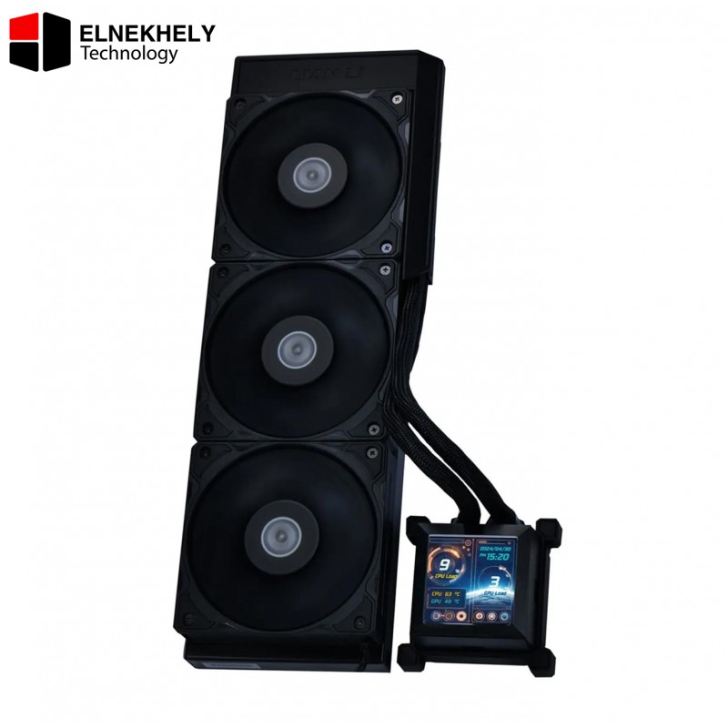 Lian Li HydroShift LCD 360S 360mm Black AIO Liquid CPU Cooler – 2.88" IPS Screen, Server-Grade Tubing Lian Li HydroShift LCD 360S 360mm Black AIO Liquid CPU Cooler – 2.88" IPS Screen, Server-Grade Tubing
