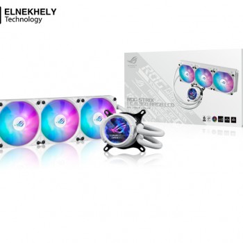 ROG STRIX LC III 360 ARGB LCD White Edition 2.1" IPS Display 7th Gen v2 Asetek Pump