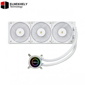 Lian Li Galahad II Trinity Performance 360mm AIO Liquid CPU Cooler – High- Speed 4200RPM Pump Reverse Blade LCP 120mm Fans Daisy - Chainable Radiator ARGB ( White )
