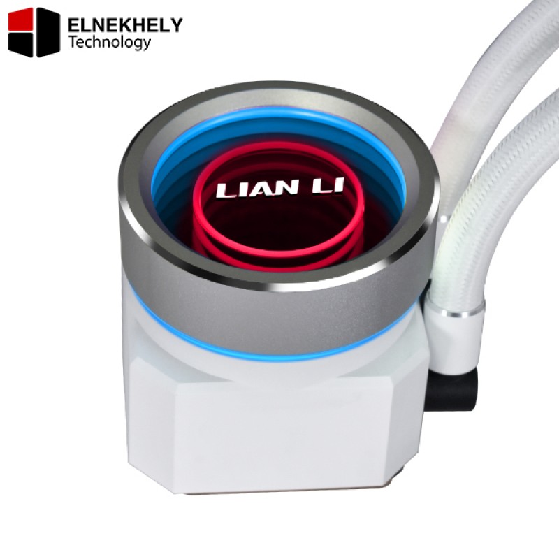 Lian Li Galahad II Trinity Performance 360mm AIO Liquid CPU Cooler – High- Speed 4200RPM Pump Reverse Blade LCP 120mm Fans Daisy - Chainable Radiator ARGB ( White ) Lian Li Galahad II Trinity Performance 360mm AIO Liquid CPU Cooler – High- Speed 4200RPM Pump Reverse Blade LCP 120mm Fans Daisy - Chainable Radiator ARGB ( White )