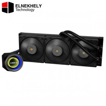 Lian Li Galahad II Trinity Performance 360mm AIO Liquid CPU Cooler – High- Speed 4200RPM Pump Reverse Blade LCP 120mm Fans Daisy - Chainable Radiator ARGB ( Black)