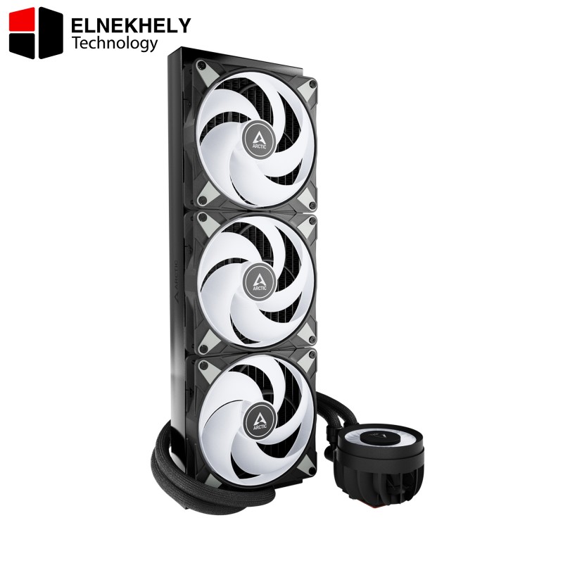 ARCTIC Liquid Freezer III 420 A-RGB CPU AIO Water Cooler – High-Performance 420mm Liquid Cooling System, PWM-Controlled Pump, 200–1900 RPM Fans, Intel LGA1851/LGA1700 & AMD AM5/AM4 Compatible – Black ARCTIC Liquid Freezer III 420 A-RGB CPU AIO Water Cooler – High-Performance 420mm Liquid Cooling System, PWM-Controlled Pump, 200–1900 RPM Fans, Intel LGA1851/LGA1700 & AMD AM5/AM4 Compatible – Black