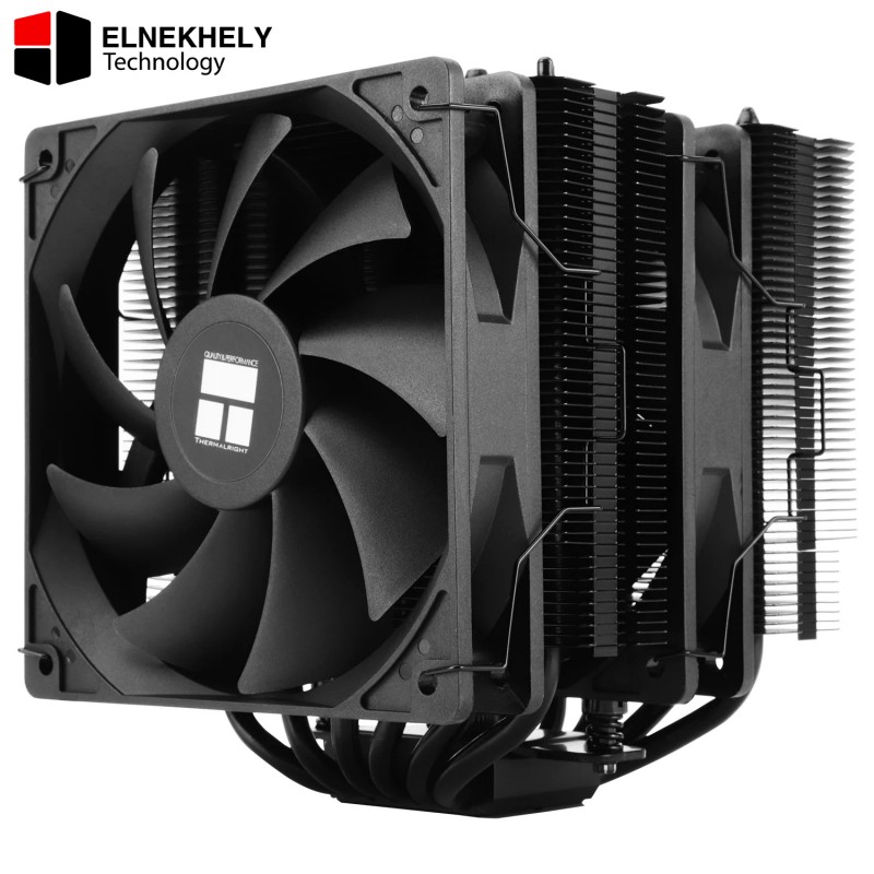 Thermalright Peerless Assassin 120 SE ARGB CPU Cooler – Dual Tower Black Heatsink, 6 Heatpipes, Dual 120mm ARGB Fans, High-Performance Air Cooling, Intel & AMD Support