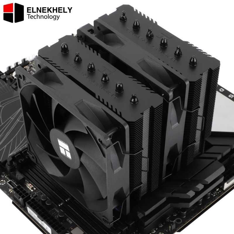 Thermalright Peerless Assassin 120 SE ARGB CPU Cooler – Dual Tower Black Heatsink, 6 Heatpipes, Dual 120mm ARGB Fans, High-Performance Air Cooling, Intel & AMD Support