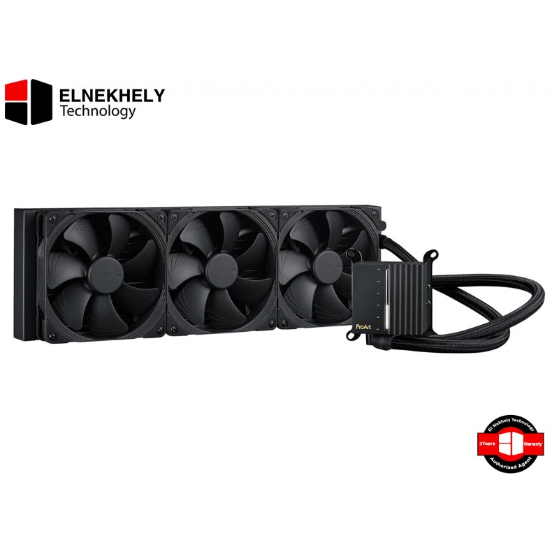 ASUS ProArt LC 420 AIO Liquid CPU Cooler – 420mm Radiator with 3x Noctua NF-A14 iPPC-2000 PWM Fans, Illuminated System Status Meter, High-Performance Quiet Cooling for Creators ASUS ProArt LC 420 AIO Liquid CPU Cooler – 420mm Radiator with 3x Noctua NF-A14 iPPC-2000 PWM Fans, Illuminated System Status Meter, High-Performance Quiet Cooling for Creators