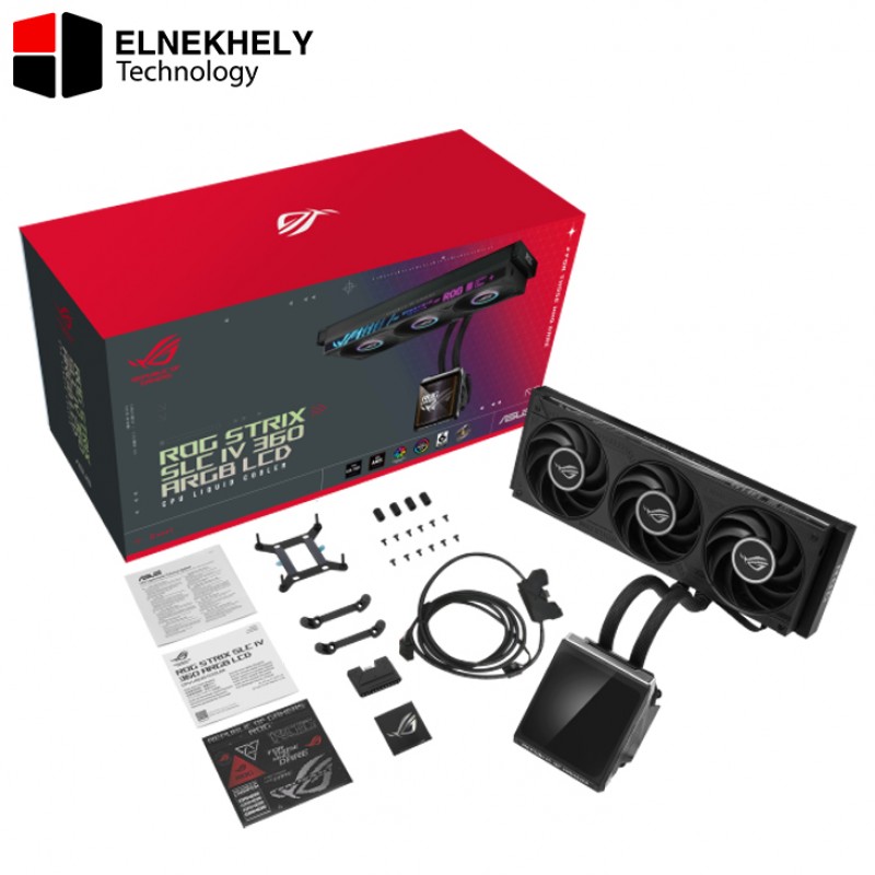 ASUS ROG Strix LC IV 360 ARGB LCD Black Edition CPU Liquid Cooler ASUS ROG Strix LC IV 360 ARGB LCD Black Edition CPU Liquid Cooler