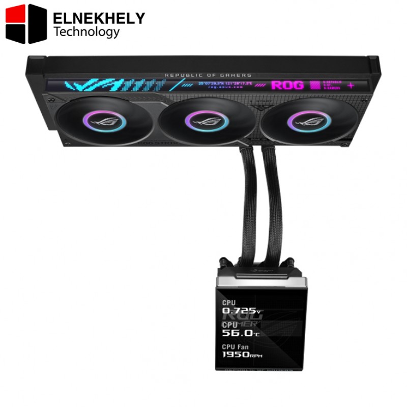 ASUS ROG Strix LC IV 360 ARGB LCD Black Edition CPU Liquid Cooler ASUS ROG Strix LC IV 360 ARGB LCD Black Edition CPU Liquid Cooler