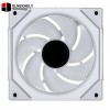 Lian Li UNI FAN SL-INF120 / SL-INF140 ARGB PWM Case Fans – 120mm & 140mm, 200–2100 RPM, High Airflow, 2.66-2.88 mmH2O, Quiet 28-29 dB(A), Fluid Dynamic Bearing, No Controller, 3-Year Warranty (WHITE)