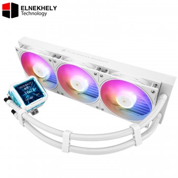 Thermalright Frozen Warframe PRO 360 White ARGB LCD Liquid CPU Cooler – 2.7" IPS Screen, 3× TL-P12W-S PWM Fans, High-Performance AIO for Intel LGA1700 & AMD AM5
