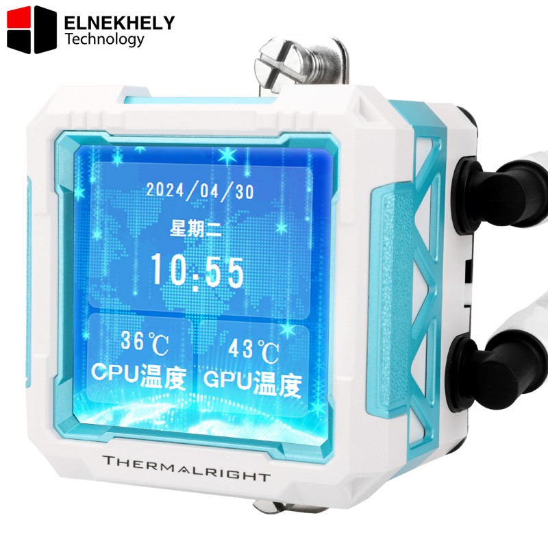 Thermalright Frozen Warframe PRO 360 White ARGB LCD Liquid CPU Cooler – 2.7" IPS Screen, 3× TL-P12W-S PWM Fans, High-Performance AIO for Intel LGA1700 & AMD AM5 Thermalright Frozen Warframe PRO 360 White ARGB LCD Liquid CPU Cooler – 2.7" IPS Screen, 3× TL-P12W-S PWM Fans, High-Performance AIO for Intel LGA1700 & AMD AM5