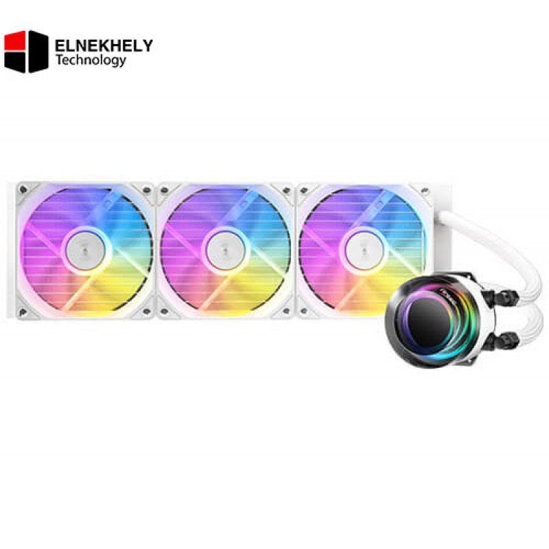 Antec Vortex 360mm ARGB LUM Liquid CPU Cooler – AIO Water Cooling System with PWM Fans Addressable RGB, Intel & AMD Support Up to 280W TDP (White) Antec Vortex 360mm ARGB LUM Liquid CPU Cooler – AIO Water Cooling System with PWM Fans Addressable RGB, Intel & AMD Support Up to 280W TDP (White)
