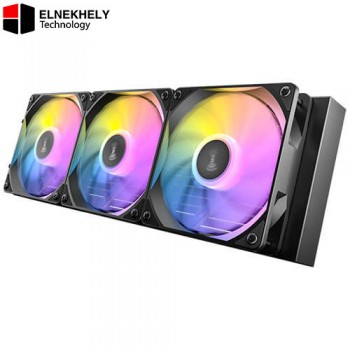 Antec Vortex 360mm ARGB LUM Liquid CPU Cooler – AIO Water Cooling System with PWM Fans Addressable RGB, Intel & AMD Support Up to 280W TDP (Black)