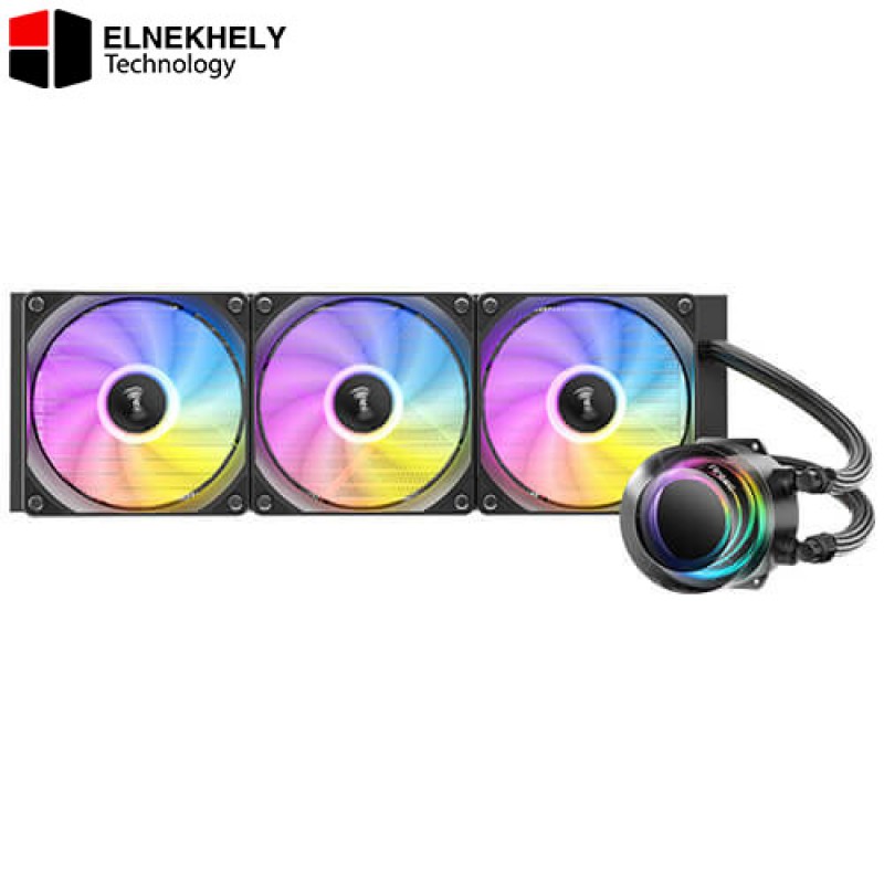 Antec Vortex 360mm ARGB LUM Liquid CPU Cooler – AIO Water Cooling System with PWM Fans Addressable RGB, Intel & AMD Support Up to 280W TDP (Black) Antec Vortex 360mm ARGB LUM Liquid CPU Cooler – AIO Water Cooling System with PWM Fans Addressable RGB, Intel & AMD Support Up to 280W TDP (Black)