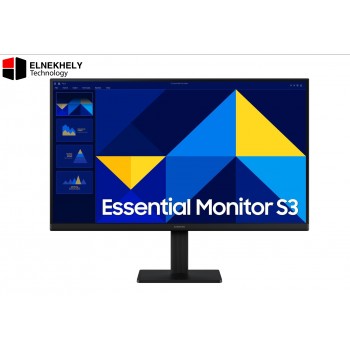 Samsung LS24D300GAMXUE 24-Inch FHD IPS Monitor – 100Hz, 5ms Response Time, 250 cd/m² Brightness, 1000:1 Contrast Ratio, HDMI & VGA Connectivity, Eye Saver Mode, Flicker-Free, VESA Mount Support