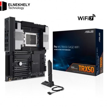 ASUS Pro WS TRX50-SAGE WIFI Workstation Motherboard – sTR5 Socket, DDR5, PCIe 5.0, USB4, WiFi 7, ECC Memory Support