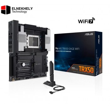 ASUS Pro WS TRX50-SAGE WIFI Workstation Motherboard – sTR5 Socket, DDR5, PCIe 5.0, USB4, WiFi 7, ECC Memory Support