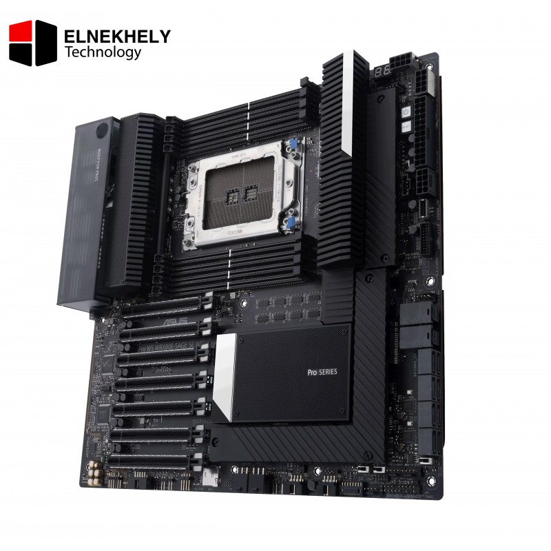 ASUS Pro WS WRX80E-SAGE SE WiFi II Workstation Motherboard | AMD WRX80 Chipset | Supports Ryzen Threadripper PRO CPUs | Extended-ATX | PCIe 4.0 | ECC Memory | WiFi 6 | Dual 10G LAN