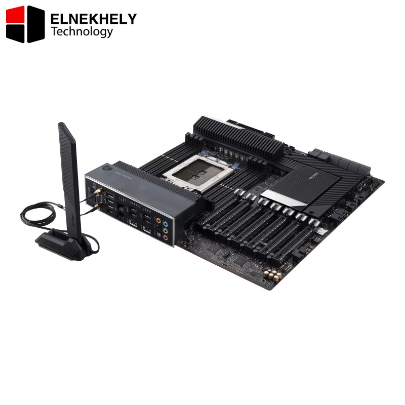ASUS Pro WS WRX80E-SAGE SE WiFi II Workstation Motherboard | AMD WRX80 Chipset | Supports Ryzen Threadripper PRO CPUs | Extended-ATX | PCIe 4.0 | ECC Memory | WiFi 6 | Dual 10G LAN