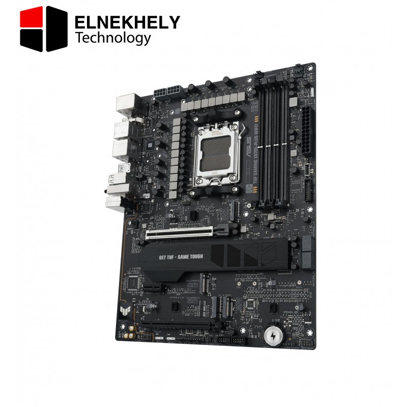 ASUS TUF GAMING X870E-PLUS WIFI 7 Motherboard – AMD AM5 Socket, Ryzen 9000/8000/7000 Support, DDR5 Memory, PCIe 5.0, USB 4.0, 2.5G LAN, WiFi 7, Aura Sync RGB