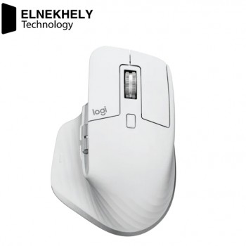 Logitech MX Master 3S - Wireless Performance Mouse with Ultra-fast Scrolling, Ergo, 8K DPI, Track on Glass, Quiet Clicks, USB-C, Bluetooth, Windows, Linux, Chrome - Pale Grey