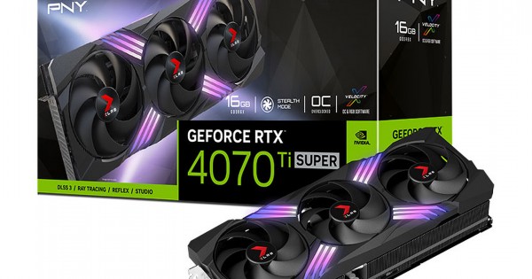 PNY GeForce RTX 4070 Ti SUPER 16GB XLR8 Gaming VERTO PNY GeForce RTX 4070 Ti SUPER 16GB XLR8 Gaming VERTO