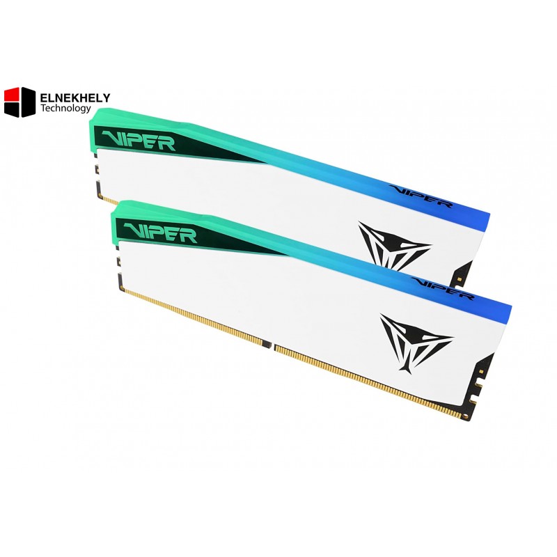 Patriot Viper RAM DDR5 Elite 5 RGB 32GB 6000MHz (2x16GB) White – CL40, RGB Sync, XMP/EXPO Ready Patriot Viper RAM DDR5 Elite 5 RGB 32GB 6000MHz (2x16GB) White – CL40, RGB Sync, XMP/EXPO Ready
