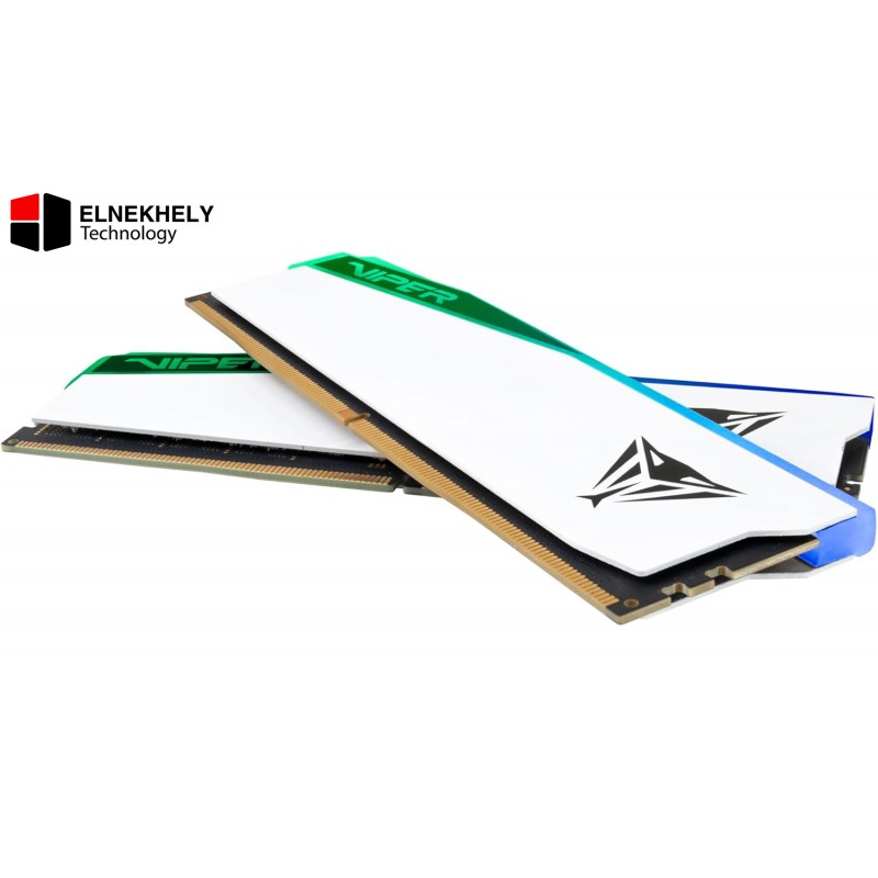 Patriot Viper RAM DDR5 Elite 5 RGB 32GB 6000MHz (2x16GB) White – CL40, RGB Sync, XMP/EXPO Ready Patriot Viper RAM DDR5 Elite 5 RGB 32GB 6000MHz (2x16GB) White – CL40, RGB Sync, XMP/EXPO Ready