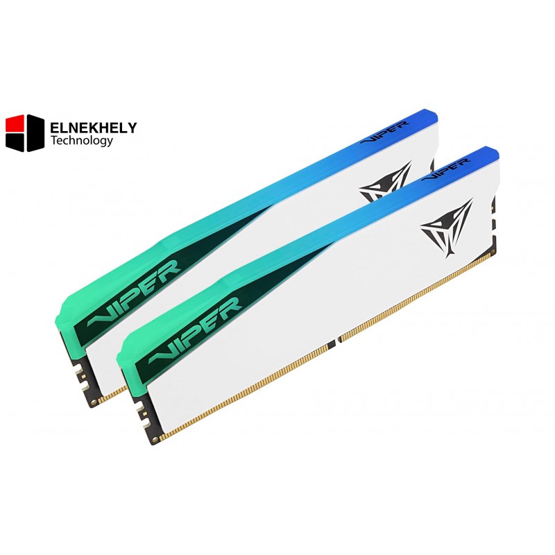 Patriot Viper RAM DDR5 Elite 5 RGB 32GB 6000MHz (2x16GB) White – CL40, RGB Sync, XMP/EXPO Ready Patriot Viper RAM DDR5 Elite 5 RGB 32GB 6000MHz (2x16GB) White – CL40, RGB Sync, XMP/EXPO Ready