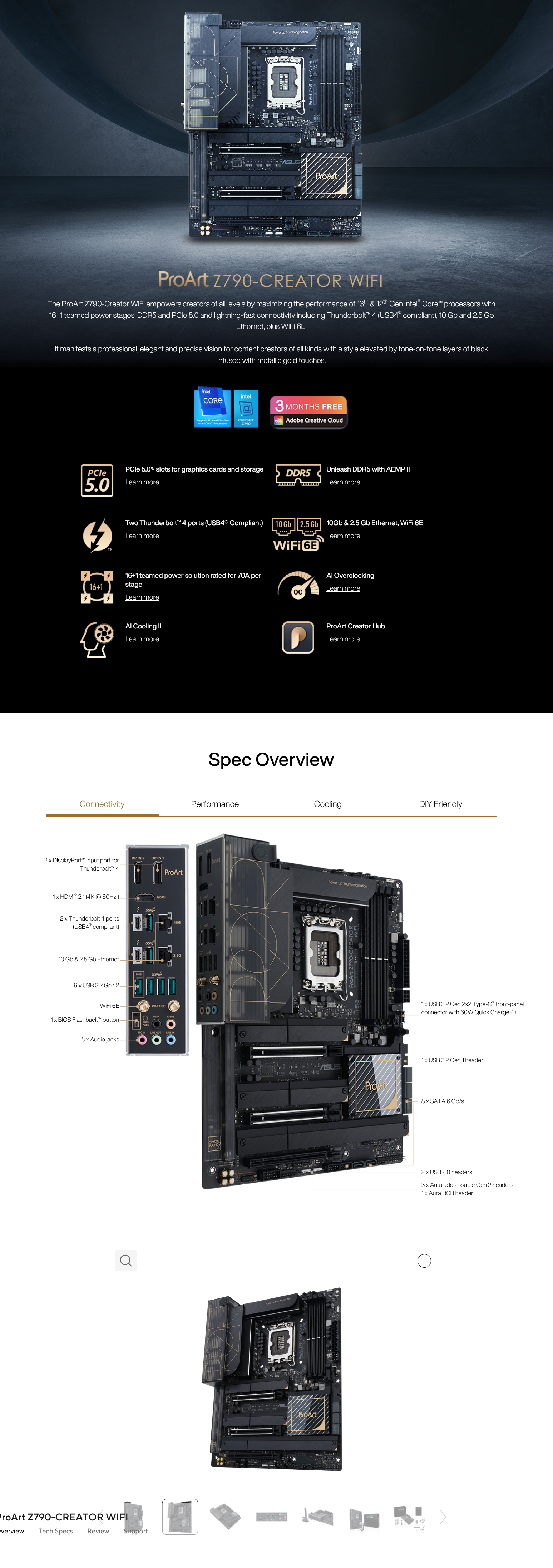 ProArt Z790-CREATOR WIFI DDR5 - ProArt Z790-CREATOR WIFI